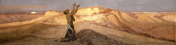 Elihu Vedder Prayer for Death in the Desert china oil painting image